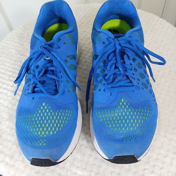 Nike Air Zoom Pegasus 31 Running Shoes Hyper Blue Cobalt/Black-Volt Men's Size 9 - Picture 15 of 16